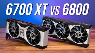 RX 6700 XT vs RX 6800  Next Level Worth “100” More [upl. by Htebazileyram144]