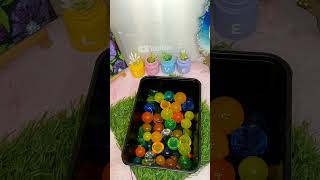 Making Big Orbeeze Ball Water Lamp Light🍡🪔💫 shorts asmulticreativity diy crafts [upl. by Izaak279]