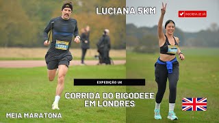 MEIA MARATONA NO RICHMOND PARK EM LONDRES  CORRIDA DO BIGODE [upl. by Hueston]