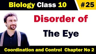 Disorder of eye class 10 biology  short sightedness and long sightedness explained in urdu [upl. by Solrac]