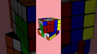 Rubixs cube on 5x5 cube pattern simple 4 pattern puzzle trending rubixcube gaming [upl. by Viv163]