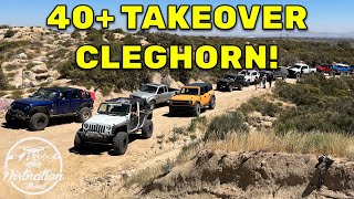 40 Rigs Takeover Cleghorn Toyotas Jeeps Land Rovers and Fords at Cleghorn Trail [upl. by Kalagher378]