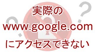 Googleなど特定のサイトだけにアクセスできない時の対処法 [upl. by Aelaza871]