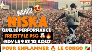 Freestyle PSG NISKA Va Faire Bouger le CONGO 🇨🇬 en Jours POINTE NOIRE et BRAZZAVILLE sera en FEU 🔥 [upl. by Pardoes]