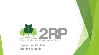 2RP Morning Worship September 29 2024 [upl. by Ellerrehc]