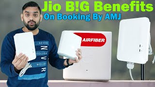 Jio AirFiber Big Benefit on Booking  Jio Air Fiber Offers  Jio AirFiber Book Connection For Home [upl. by Hartmann715]