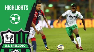 BolognaSassuolo 21  Highlights 201819 [upl. by Atnohs]