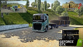 SPECIAL TRANSPORT  GIGANTIC TIRES  20 TON  PRAGUE TO NUREMBERG  EURO TRUCK SIMULATOR 2 [upl. by Nosecyrb]