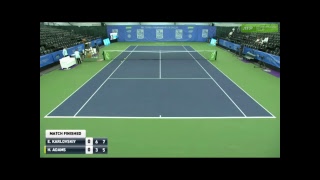 Evgeny Karlovskiy v Harrison Adams  Dallas Challenger 2019 Round of 64 [upl. by Anica784]