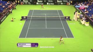 Kanepi vs Cibulkova 2011 Moscow Highlights [upl. by Adnirem]