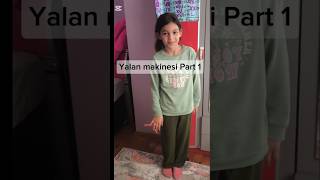 Yalan makinesi Part 1❤️ funny eğlence [upl. by Gnilrad852]