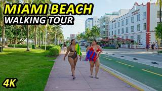 Ocean Drive  Miami Beach Walking Tour [upl. by Elbas132]