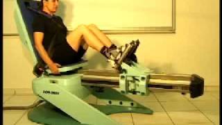 04 Isokinetic measurement unilateral on ConTrex LP leg pressmov [upl. by Siroved]