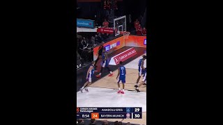 Vladimir Lucic with 5 3pointers vs Anadolu Efes [upl. by Atsyrk123]