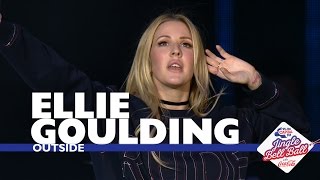 Ellie Goulding  Outside Live At Capitals Jingle Bell Ball 2016 [upl. by Nanreik]