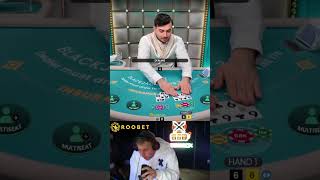 The Most Insane Split Ever blackjack highlights [upl. by Tniassuot]