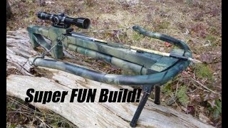 Homemade Pump Action PVC Crossbow Tutorial [upl. by Ellednahs]