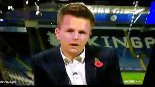 HELICOPTER CRASH Leicester City announced on air by BT sport presenter Jake Humphrey [upl. by Assed]