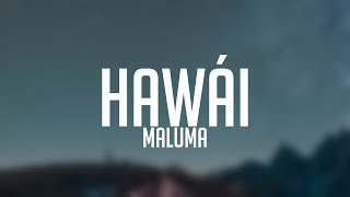 Hawái  Maluma Lyrics Video [upl. by Yojenitsirk]