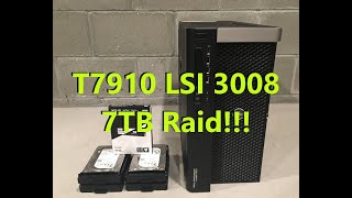 How to Configure Raid with a LSI 3008 Controller  NVME Boot Device Precision T7910 [upl. by Raul]