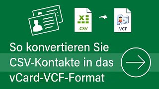 Übertragen Sie Kontakte vom CSV in das VCFFormat  Softaken CSV zu vCard Konverter [upl. by Noella]