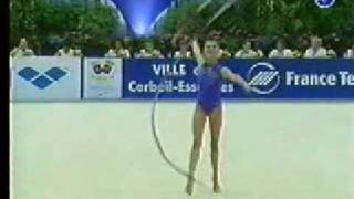 Alina Kabaeva ribbon CorbeilEssonnes 1998 [upl. by Cynera]