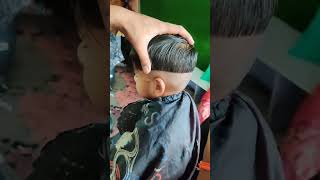 OneSideHairCuttingKarneKaBestTarika💫FadeOneSideHaircutTutorial🤗trendingreels [upl. by Namajneb297]