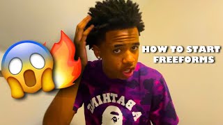 How To Start Freeform Dreads in 2024  Tutorial [upl. by Cuyler]