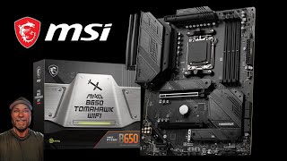 MSI MAG B650 TOMAHAWK WIFI AMD Motherboard Build  CPU  Ram  M2 Storage  Air Cooler [upl. by Saihtam]