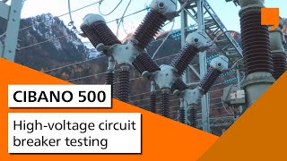 Highvoltage circuit breaker testing with OMICRONs CIBANO 500 and CB MC2 [upl. by Kassab]