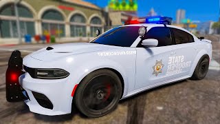 Cop on Duty in GTA 5 RP [upl. by Becki]