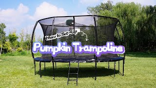 How to Set up a TrampolineFIZITI pumpkin trampoline assembly [upl. by Sirdi]