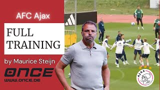 AFC Ajax  full training by Maurice Steijn [upl. by Eeresed628]