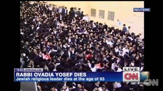 CNN Reports On Ovadia Yosef Influential Israeli Spiritual Leader Funeral [upl. by Macnair]