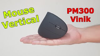 Mouse ergonômico PM300 Vinik é bom  Teste para navegar e para jogar [upl. by O'Neil]