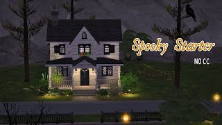 SPOOKY STARTER  Forgotten Hollow vampires house  Sims speedbuild no talking ambience [upl. by Eeloj]