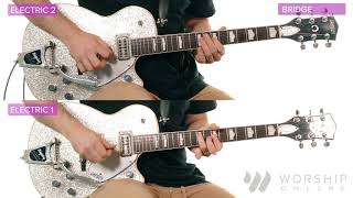 Alabaster Heart  kalley  Electric amp Acoustic Guitar Tutorial [upl. by Ariait]