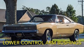 1968 Dodge Charger  Lower Control Arm Bushings on Gold Digger [upl. by Ahsataj]