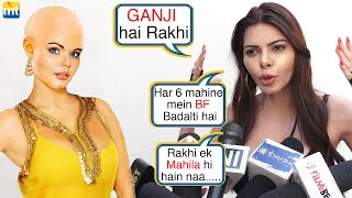 Sherlyn Chopra mocks Rakhi Sawant for supporting Sajid Khan says 31 kilo makeup lagaati hai [upl. by Idalina931]