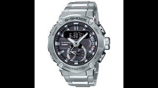 Casio GSTB200D1AER GShock GSteel Solar mit Bluetooth [upl. by Negaem658]