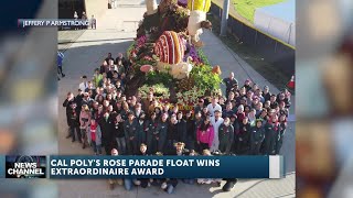 Cal Poly’s Rose Parade float awarded Extraordinaire Award [upl. by Llertnov]