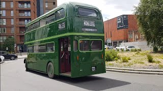 Bus Spotting at Redhill Station Including Route 406 Running Day Heritage Buses [upl. by Oratnek]