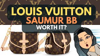 LOUIS VUITTON SAUMUR BB REVIEW  WORTH IT 🥰 💓 LV MINI SAUMUR HANDBAG REVIEW LV MINI BAG [upl. by Elstan]