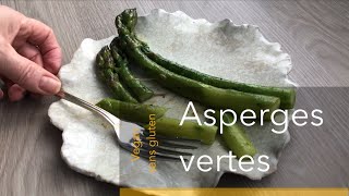 Asperges vertes comme au restaurant  asperges vertes meilleure cuisson [upl. by Nosemaj]