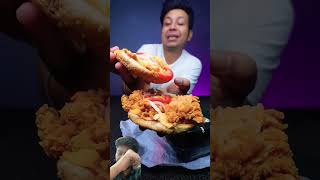 KFC ZINGER PRO BURGER REVIEW theindianmukbanger1596 kfcburger burger mukbang kfczingerburger [upl. by Hawkie]