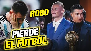 HAALAND ROBA a MESSI el MEJOR del AÑO  CRISTIANO RONALDO 3 PREMIOS y FACTOS en los GLOBE SOCCER [upl. by Denby639]