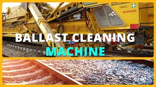 Ballast Cleaning Machine of Indian Railways [upl. by Etnuahc]