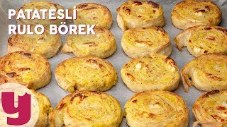 Patatesli Rulo Börek Tarifi  Hamur İşi Tarifleri  Yemekcom [upl. by Ainoek]