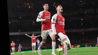 Arsenal party after beating Liverpool 31 but were the theyll be like if theyre top in May [upl. by Capps]