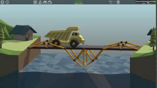 Poly Bridge 111 Low Cost Bridge [upl. by Audras998]